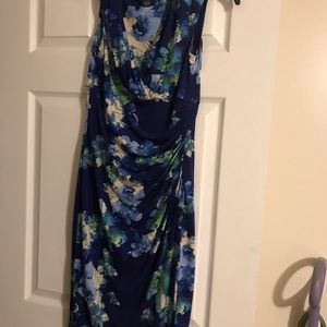Ralph Lauren blue floral dress